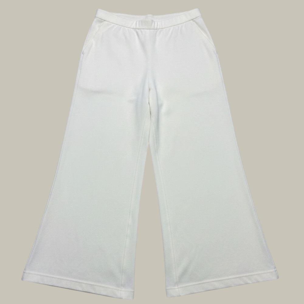 Lululemon Softstreme Wide-Leg Pant Light Ivory LW5HHPS Womens XL EUC w/pockets
